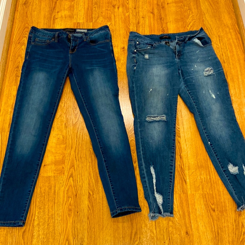 Two pairs of jeans